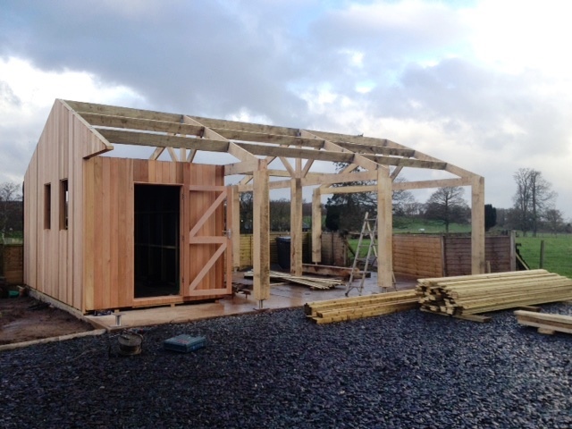 Shed with carport Shed with carport
